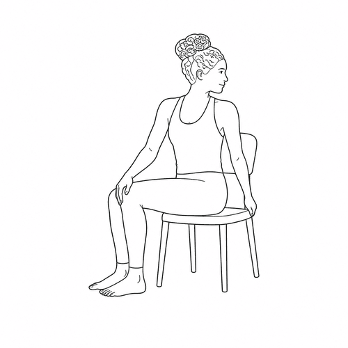 Seated Spinal Twist stretch
